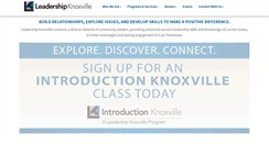 Desktop Screenshot of leadershipknoxville.com